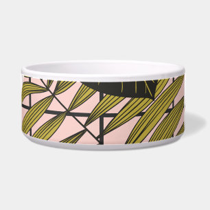 Tigela Folhas tropicais de palma, na moda verão.