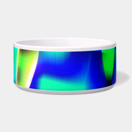 Tigela Formas curvas e muito coloridas, o verde prevalece