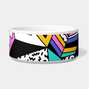 Tigela Formas Geométricas Retroativas: Vintagem Colorida.