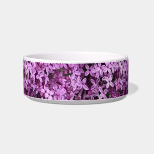 Tigela Foto Lilac Meia gota em rolos Pet