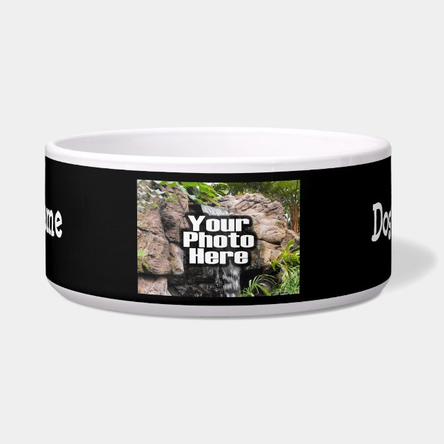 Tigela Foto personalizada a cores (Frente)