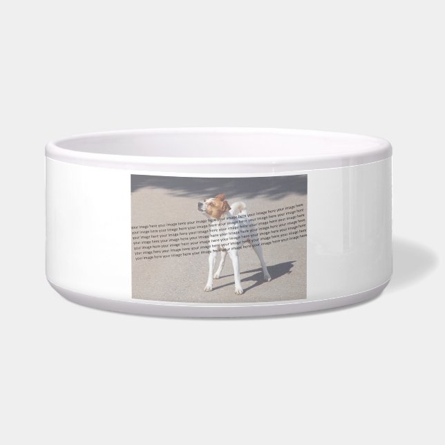 Tigela Foto PET ✨ adorável personalização (Frente)