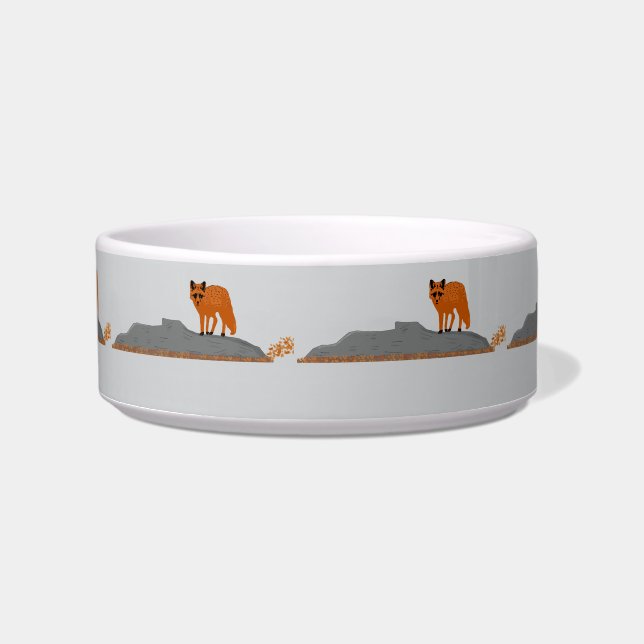 Tigela 🦊 Fox on the Rock Pet Bowl (Frente)