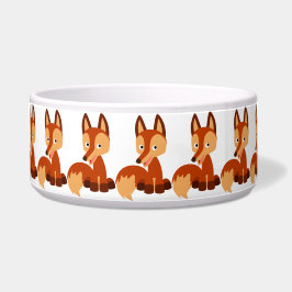 Tigela Fox Pet Bowl, Boca de Cartoon de Cunha