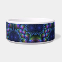 Fractal verde cor-de-rosa Abstrato azul-colorido