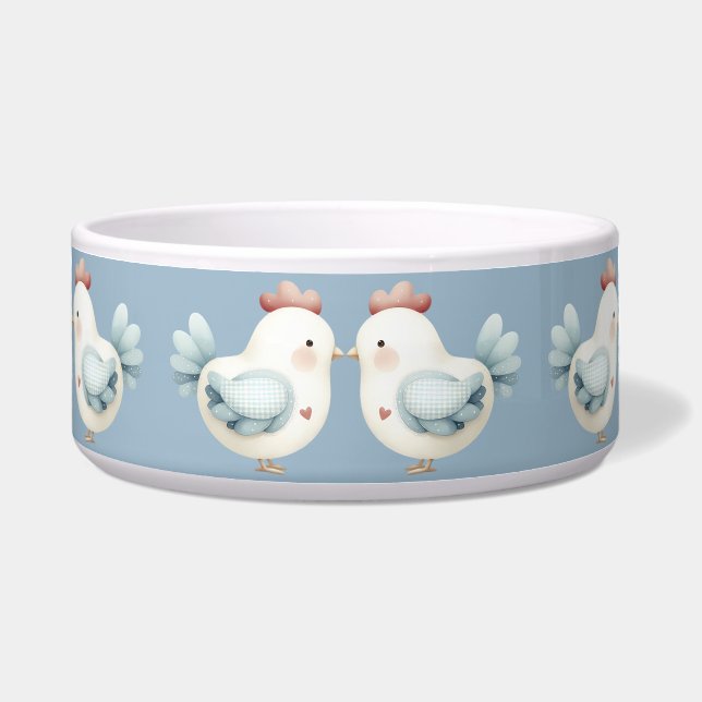 Tigela Frango Cottagecore Pastel (Frente)
