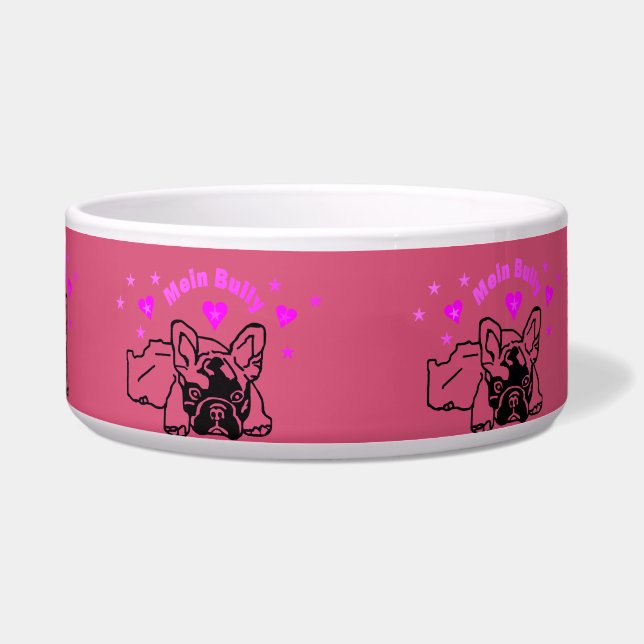 Tigela Französische Bulldoggen Hundenapf Napf (Frente)