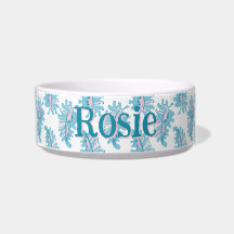 Frilly Frond em Rosa e Aqua