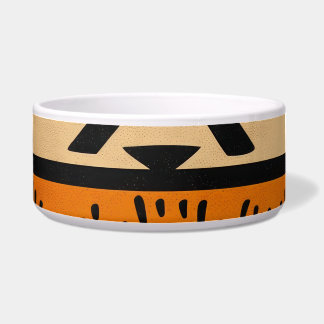 Tigela Fundo africano em cores quentes