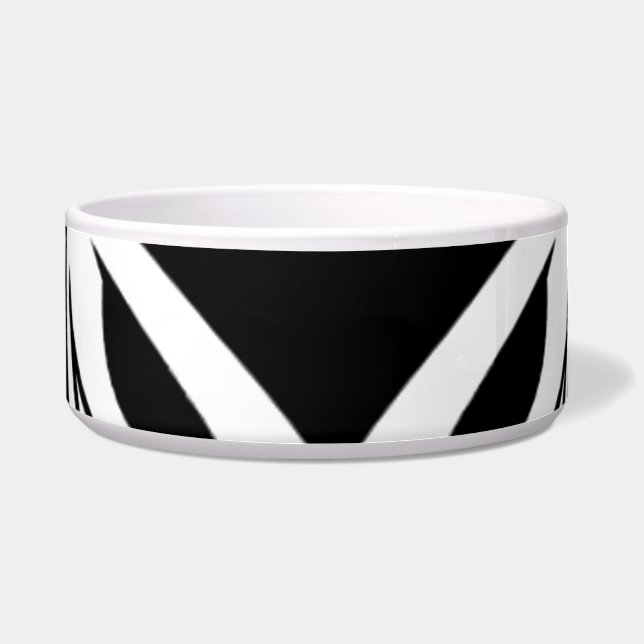 Tigela Funny Labubou Pet Bowl | Yellow Trippy Cartoon (Frente)