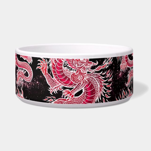 Tigela Galáxia do Dragão Vermelho (Frente)