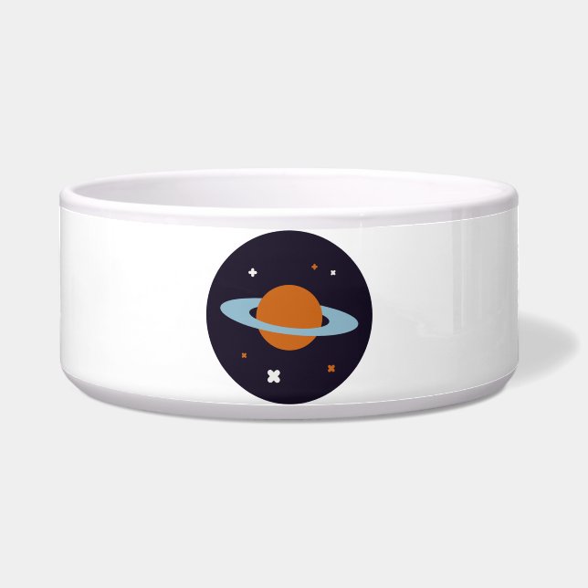 Tigela Galáxia estrela do universo da órbita planetária (Frente)