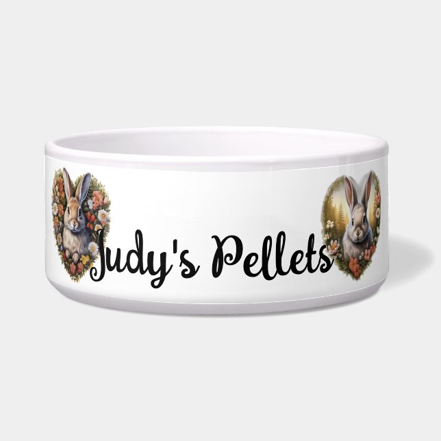 Tigela Galeria que se alimenta de coelhos (Frente)