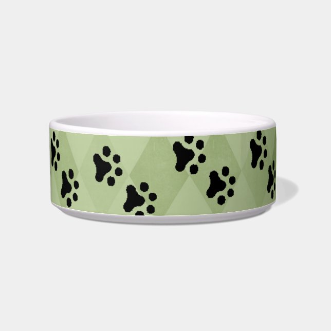 Tigela Garras de Gato Verde/Sage (Direita)