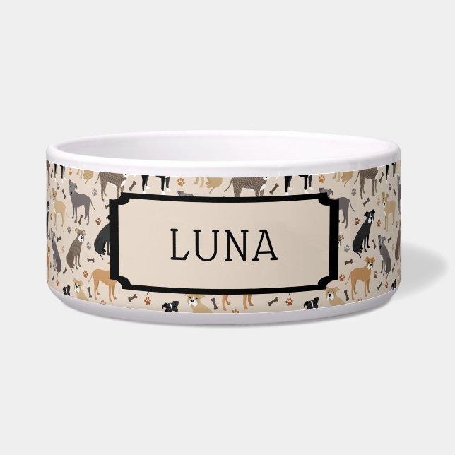 Tigela Garras-do-norte e boi-do-cão (Frente)