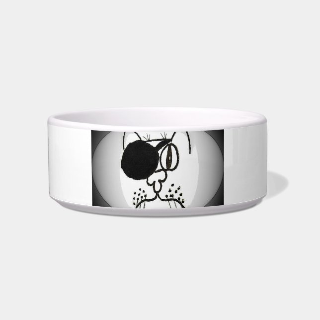 Tigela Gatinho do pirata (Frente)