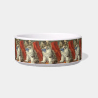 Gato Adorável de Gato Adorável de Pet Bowl de Medi