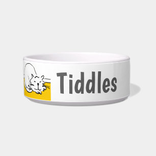 Tigela Gato com Design de dormir