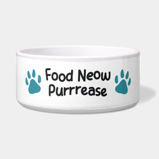 Tigela Gato com fome