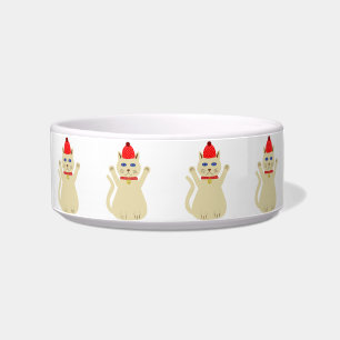 Tigela Gato de Natal Bonito, Padrão