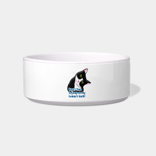 Tigela Gato de Yoga Engraçado