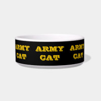 Gato do Exército de Pet Bowl