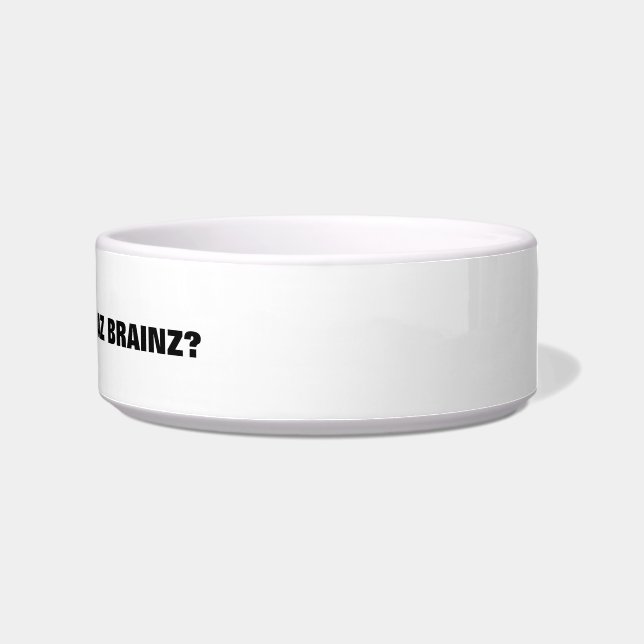 Tigela Gato do zombi eu posso bacia dos alimentos para (Direita)