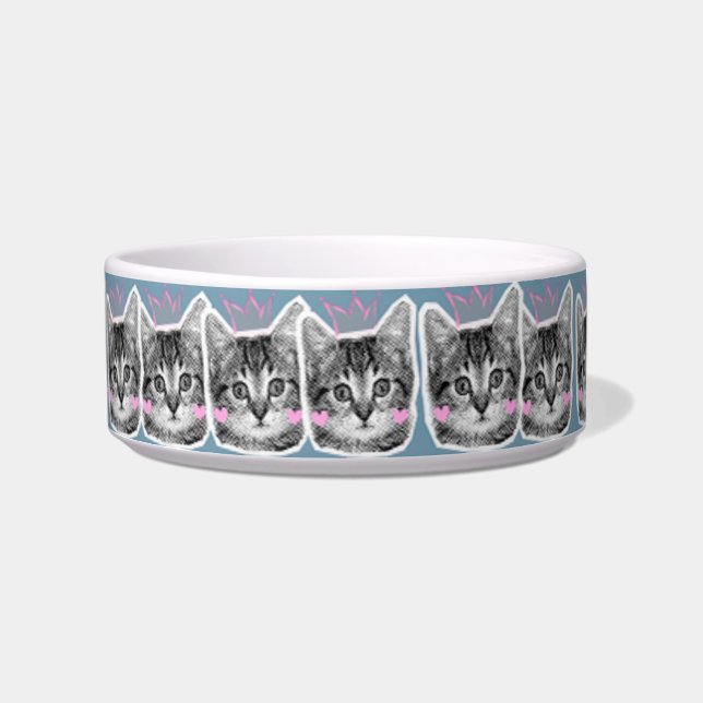 Tigela Gato Fofo e Divertido (Frente)