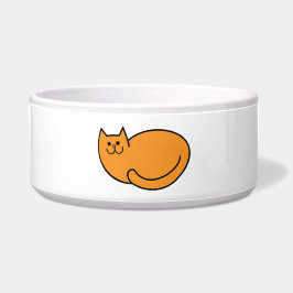 Tigela Gato Ruivo
