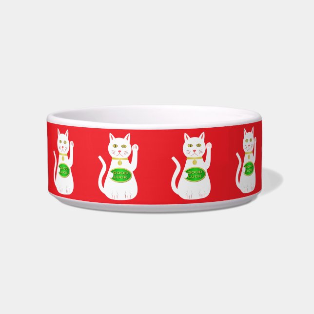 Tigela Gato Sortudo Oriental Padrão (Frente)