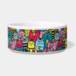 Tigela Gatos e gatinhos