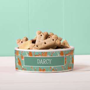 Tigela Gatos Laranja com Listras Ruins Derrubando Coisas 