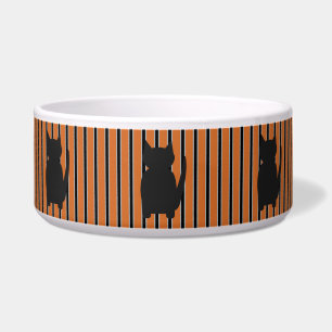 Tigela Gatos pretos com silhueta elegante e divertida de
