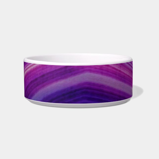 Tigela Géode Roxo Girado Caído (Frente)
