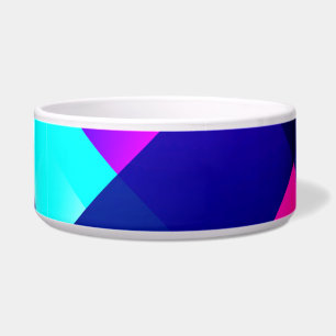 Tigela Geométrico, Azul e Teal, Imagem DIY