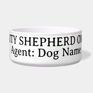 Tigela German Shepherd Dog Bowl
