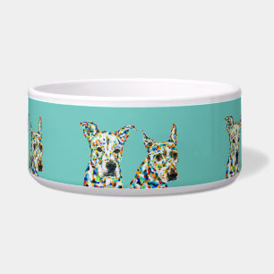 Tigela German shepherd Sharpei e Pitbull Labrador Bowl