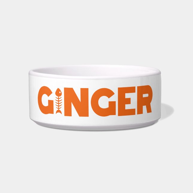 Tigela Ginger Cat Bowl (Frente)