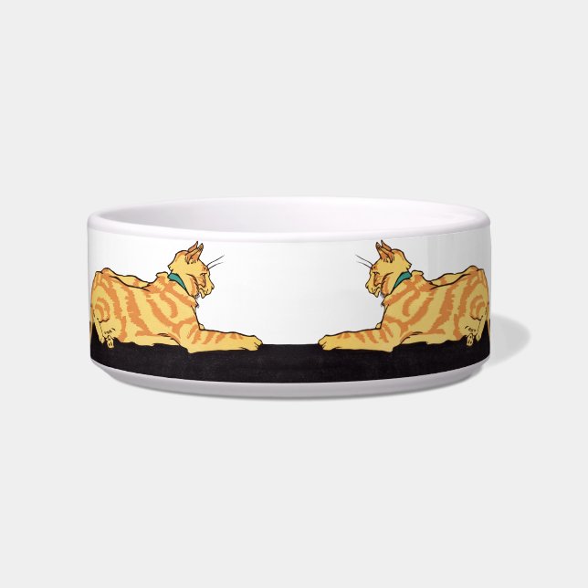 Tigela Ginger Striped Cat  (Frente)