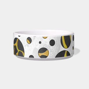 Tigela Girafa Brown e Impressão amarelo