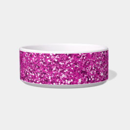 Tigela Girly Pink Glitter Ombre Sparkle