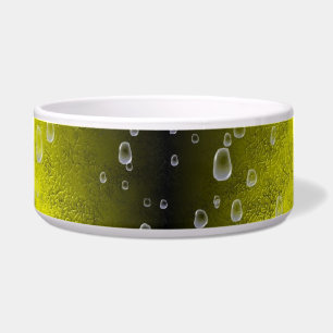 Tigela Gotas de ouro e preto