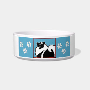 Tigela Gráficos Keeshond - Arte de Cachorro Original