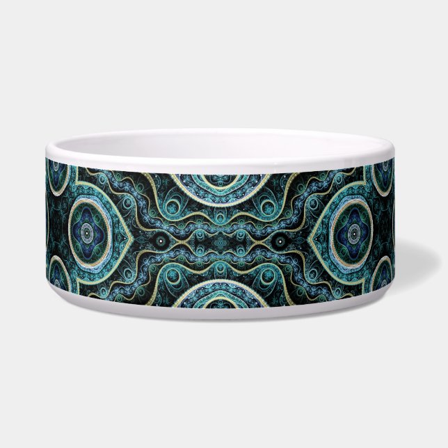 Tigela Grand Royal Julian Fractal Mandala Patterno (Frente)