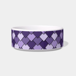 Tigela Grape Purple Square and Diamond Pattern