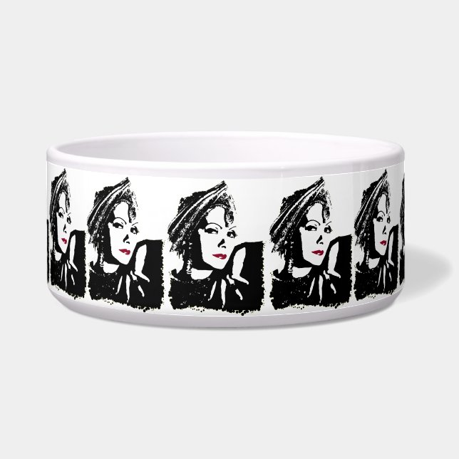 Tigela Greta in Black and White (Frente)