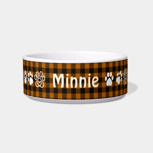 Tigela Halloween Gingham Pet