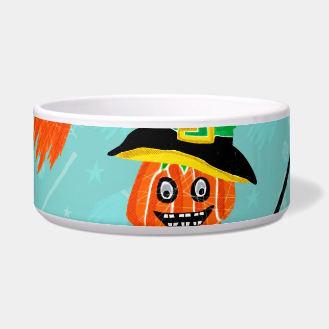 Tigela Halloween Witchy Seimt Theme (Frente)