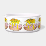 Tigela Ham Eggs Benedict Breakfast Foodie Comida Brunch<br><div class="desc">Design apresenta uma ilustração original de deliciosos ovos benedict, com presunto, ovo cozido, molho holandês e cebolinho. Uma comida de café da manhã típica, ideal para seu chef ou fodie favorito! Não vê o que está procurando? Precisa de ajuda para a personalização? Clique em "contate este designer" para criar algo...</div>