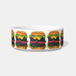 Tigela Hambúrguer Deluxe Duplo com Pet Pequeno Queijo